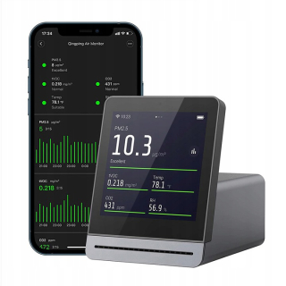 Smart home senzor - Plynový senzor Qingping Mi Home, konektivita Bluetooth, konektivita WiFi, displej